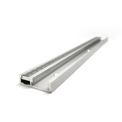 T-TRACK  с двумя пазами 19.3 мм + линейка (подвижная в пазу) 122 см.