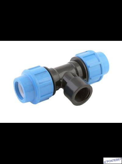 Тройник компрессионный 20х3/4"вр.х20