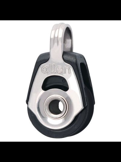 Одношкивный однообушковый шарикоподшипниковый блок Allen Brothers Dynamic A2020, 2,5 - 6 мм, 540 кг, чёрный, D 20