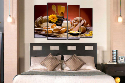Модульная картина "Домашний вкус"