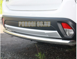 Защита заднего бампера d60 для Mitsubishi Outlander 2015-2018