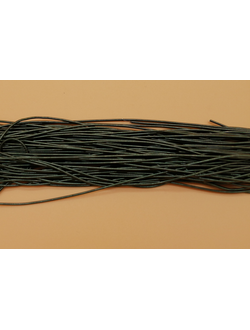 Канитель мягкая, цвет темно зеленый, 1 мм