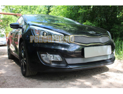 Защита радиатора KIA Pro Ceed II 2012-2015 chrome низ