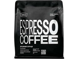 Кофе в зёрнах эспрессо "Бразилия Серрадо", 250г (Tasty Coffee)