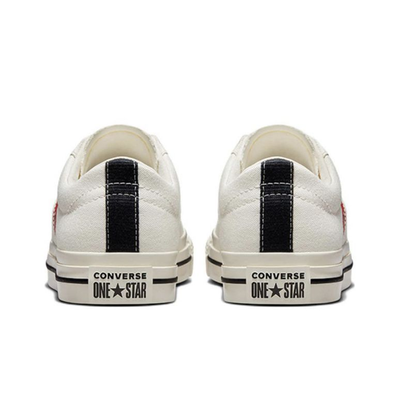 Кеды Converse One Star x Comme des Garçons Play белые низкие с сердечком