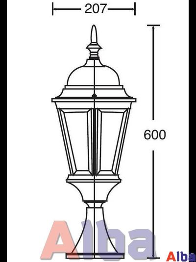 Садово парковый светильник Astoria 404