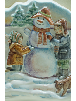 Плакетка "Зимние забавы"