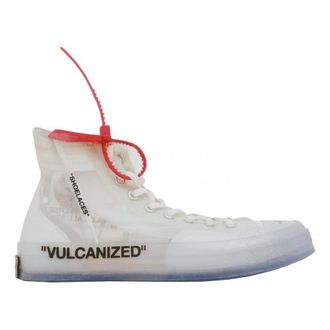 Кеды Converse Chuck Taylor х Off White высокие белые