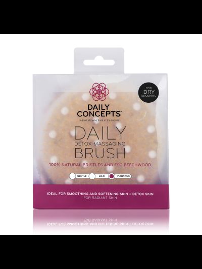 Daily Concepts Щетка для тела массажная с основой из дерева