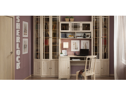 Композиция библиотеки SHERLOCK (ШЕРЛОК) Дуб Сонома