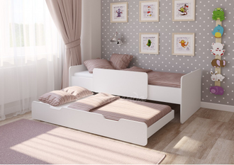 Выкатная кровать Легенда 14.2 белая (180 × 80; 160 × 80) + 300 бонусов