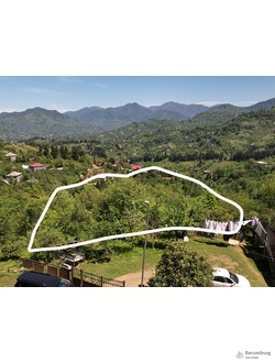 Продаётся земельный участок, 6500 м2, в пригороде Батуми, (Сахалвашо). Вид на природный национальный парк Мтирала