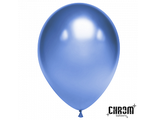 Шар (12''/30 см) Синий, хром, 50 шт.