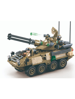 Конструктор SLUBAN M38-B1258 боевая машина Страйкер Stryker
