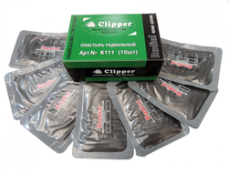 CLIPPER НАБОР ЗАПЛАТ K111 кордовые для боковых порезов 65*95мм (1 слой корда) (10шт.)