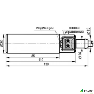 Емкостный датчик CSN GF89P5-863-20-L гладкий