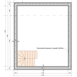 Двухэтажный дом с одной спальней 77.83 м² + балкон 11.09 м² + балкон 5.58 м² (S22)