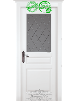 ОКА (Беларусь) МАССИВ ОЛЬХИ/ ВАЛЕНСИЯ/ ЭМАЛЬ БЕЛАЯ/ ПОЛОТНО ОСТЕКЛЕННОЕ