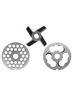 Комплект ножей и решеток для крупного измельчения к мясорубке МИМ 300, МИМ 300М, МИМ 350