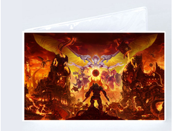 Обложка на студенческий билет Doom/ Дум №10