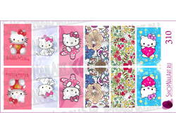 Слайдер дизайн 310 - Милые фанарты с Китти