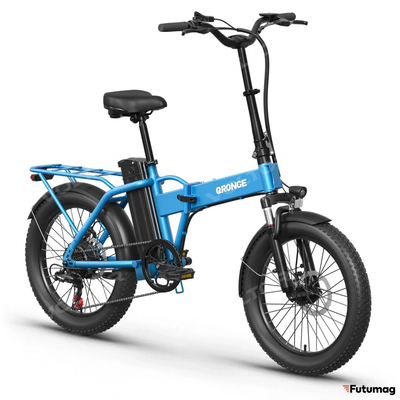 Электровелосипед QRONGE WATERFALL (4.0) синий