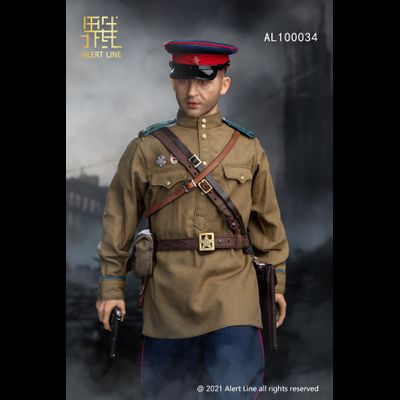 Офицер НКВД СССР - Коллекционная ФИГУРКА 1/6 WWII Soviet NKVD Officer (AL100034) - Alert Line