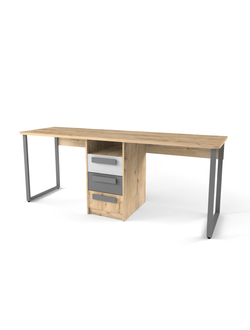 Стол письменный двойной ТВИСТ ЛОФТ