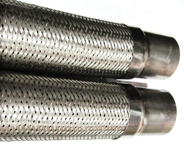 МРВД Металлорукав высокого давления из нержавеющей стали с патрубками под приварку