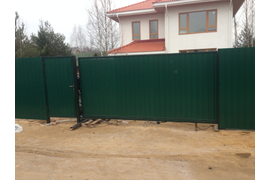 ЗАБОРЫ ИЗ ПРОФНАСТИЛА  2,0м под ключ