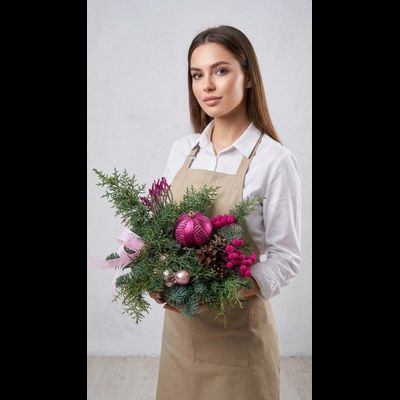 Новогодняя композиция № 1114