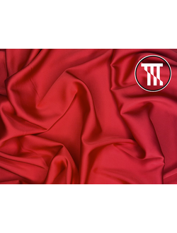 лоскут шелк армани, цв. красный 180 см