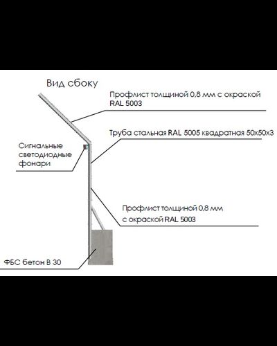 Тип 2.3 Защитно-охранное ограждение