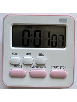 Таймер Kromatech JS-303 (бело-розовый)