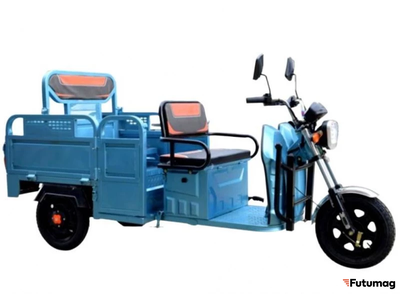 Грузовой электротрицикл трансформер ASL Вояж-1200 60V 32Ah