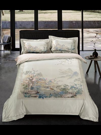 Постельное белье мако-сатин семейное 150x200x2 250x270x1 50x70x2 70x70x2 TIS05-805