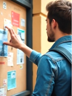 Расклейка рекламы на остановках