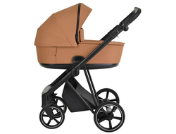 Коляска 2в1 Roan Sol Cinnamon/Black (руч.Черный)