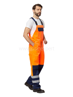 Костюм СПЕКТР СИГНАЛ с п/к, синий/оранжевый