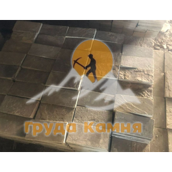 Брусчатка из камня серо-зелёная