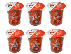 Гренки в стакане "ДОН КРУТОН" пшеничные "Красная икра" (в коробке 6шт по 130гр)