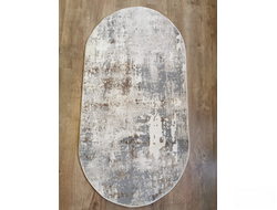 Ковер AMBER 36540A d.vizon-l.beige / 1.25*2.3 м овал