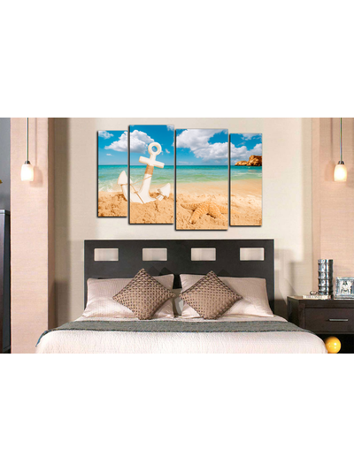 Модульная картина "Голубая лагуна"