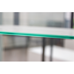 (TSV 13) Витрина островная стеклянная, разборная