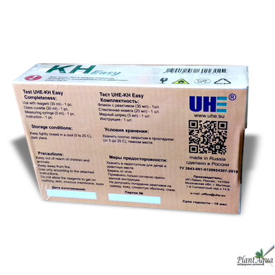 Тест карбонатная жесткость (KH) Easy UHE