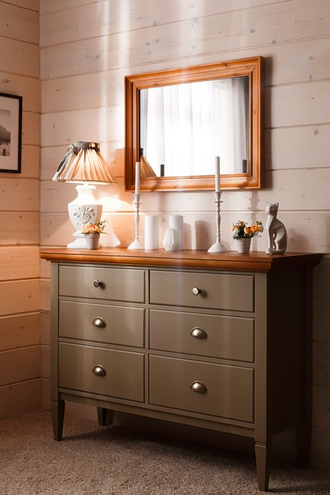 Комод Бьерт 1-32 из массива сосны на высоких ножках с ящиками 126 х 43 х 96 см