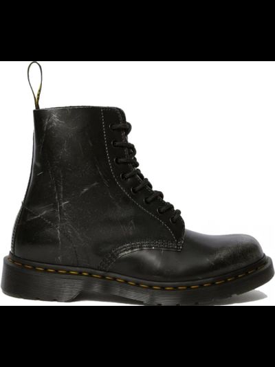 Dr. Martens 1460 Pascal Metallic Silver Italian Brush Off