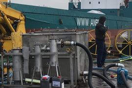 Debris collection and filtration units