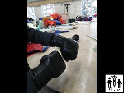 Перчатки снарядные, натуральная кожа DNN