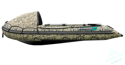 Лодка ПВХ Gladiator Active C330AL Camo с алюминиевым полом